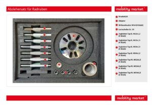 abziehersatz für radnaben etc.