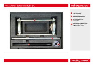 pressrahmen satz ohne hydraulik zylinder