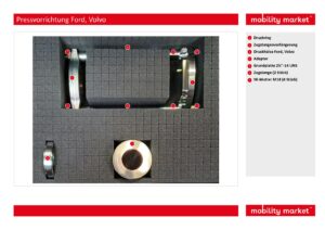 pressvorrichtung ford, volvo für silentlager am hinterachs längslenker