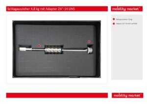 schlagauszieher 4,8 kg mit adapter 2¼ 14 uns