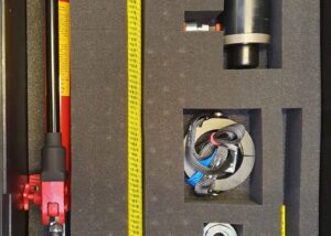 ergänzendes hydraulikpresswerkzeug inkl. spindeln & adaptern