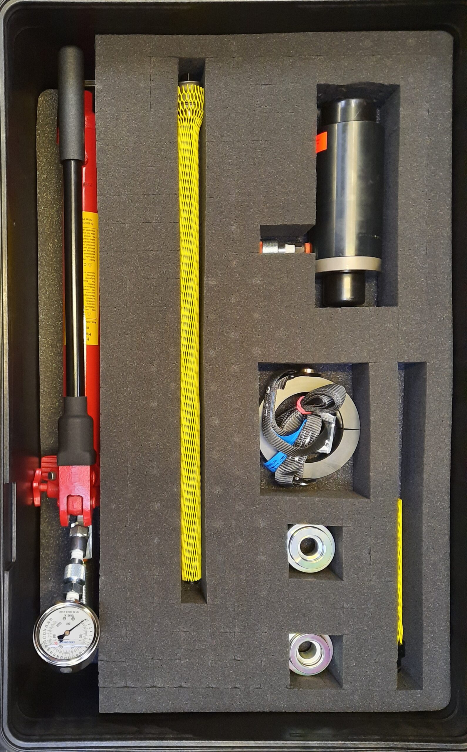 ergänzendes hydraulikpresswerkzeug inkl. spindeln & adaptern