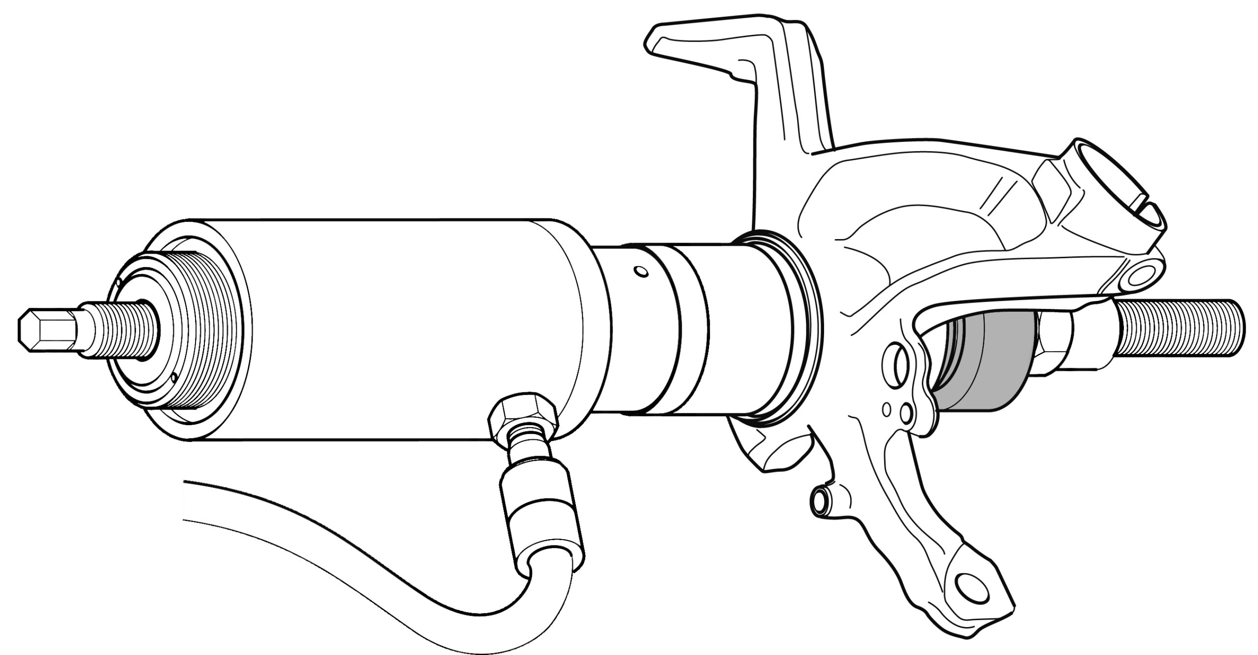 ergänzendes hydraulikpresswerkzeug inkl. spindeln & adaptern