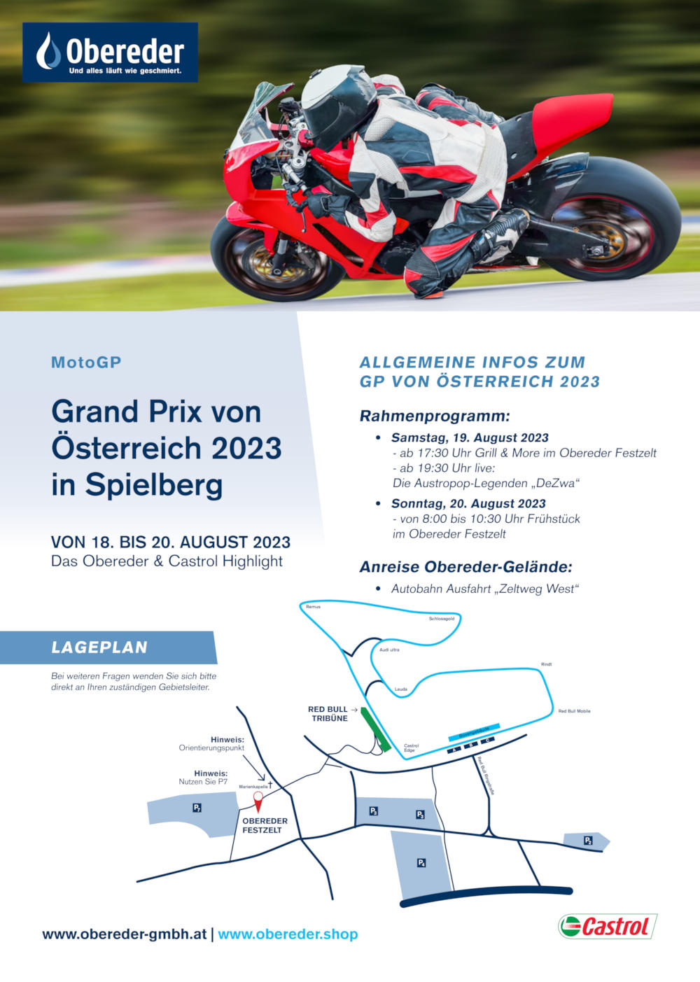 Obereder MotoGP Informationen