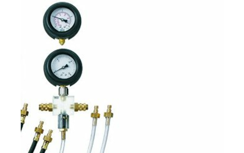 Zusatzbild 2 Prüf-Set für Rücklaufdruckmessung + Schlauchset ankuppelbar