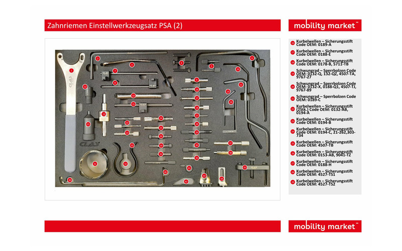 Zusatzbild 2 Zahnriemen Einstellwerkzeugsatz PSA