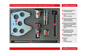 Zusatzbild 1 De- Montagewerkzeug Ausgleichswelle Jaguar Landrover 2,0 D