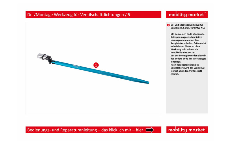 Zusatzbild 6 De-/Montage Werkzeug für Ventilschaftdichtungen