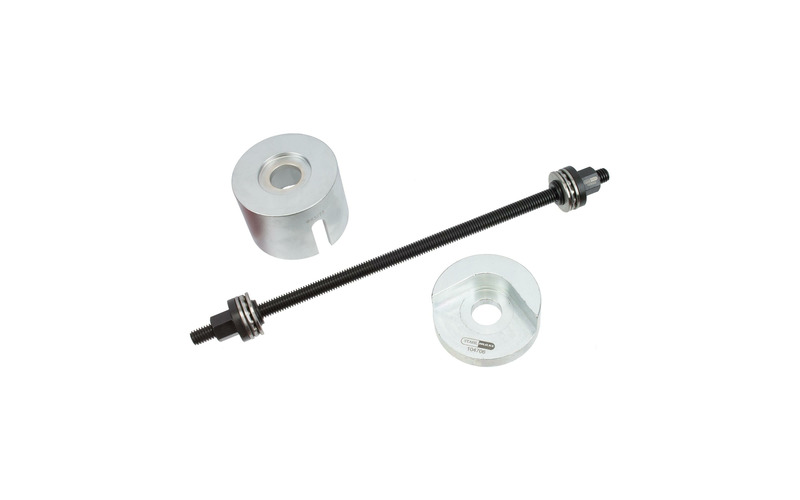 Zusatzbild 1 Hinterachslager Einpress Werkzeug für Opel Astra G, Corsa C, Meriva A, Zafira A, Combo, Astra H, Meriva B, Zafira B mit und ohne Pressrahmen