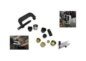 Hauptbild De- Montagewerkzeug für Traggelenke Mercedes Benz C219, W163, W164, W211, W220, W230 inkl. Kugelgelenk-Ausdrücker